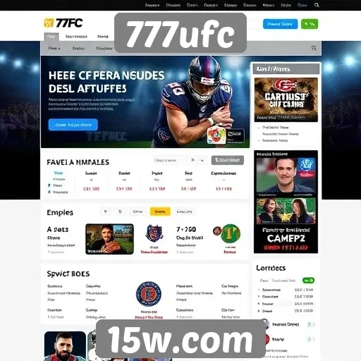 Acessibilidade e navegação do site 777ufc